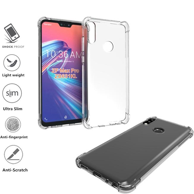 Silikoninis-Anti shock 1 mm. storio Asus zenfone max pro m2 zb631kl dėklas - permatomas Silikoninis-Anti shock 1 mm. storio Asus zenfone max pro m2 zb631kl dėklas - permatomas